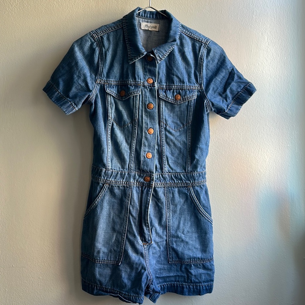 One Piece Denim Romper